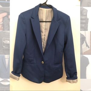 Royal Blue Soft Blazer Size Small